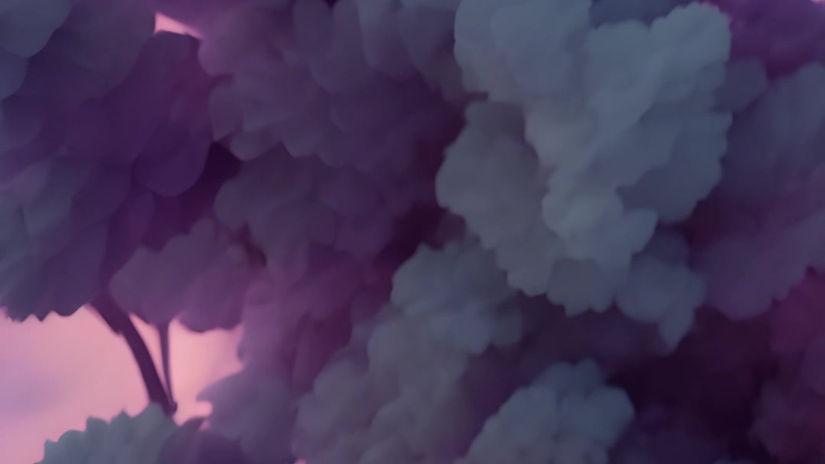 Augmented Reality pinks and purples.